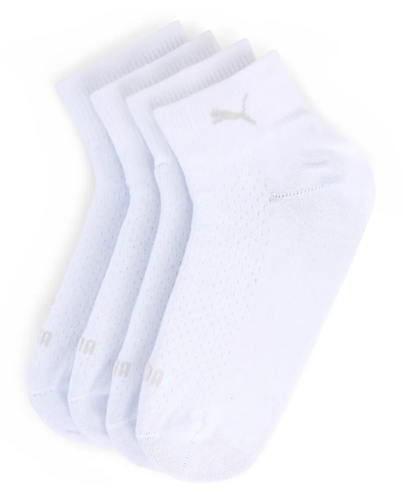 Puma Calzini a tre quarti in confezione da 2 da donna, Accessori, Bianco White