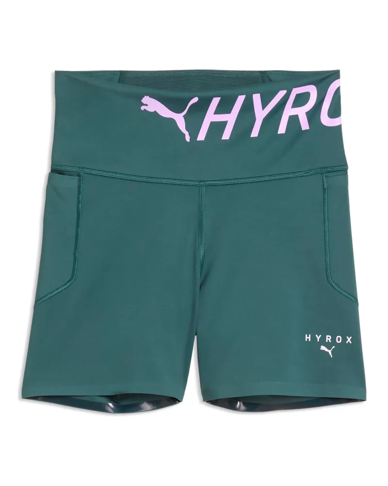 Puma Pantaloni aderenti  x HYROX PWRMODE 4" da donna, Accessori, Verde Green