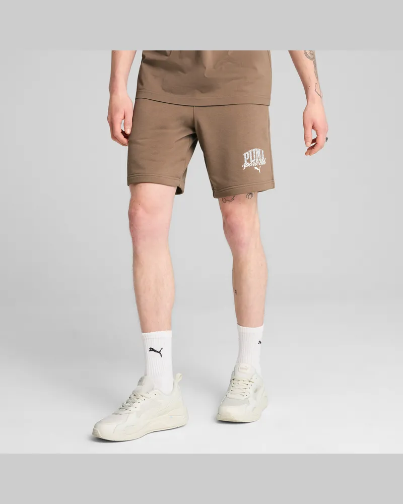 Puma Shorts Class da 8" da uomo, Abbigliamento, Marrone Brown