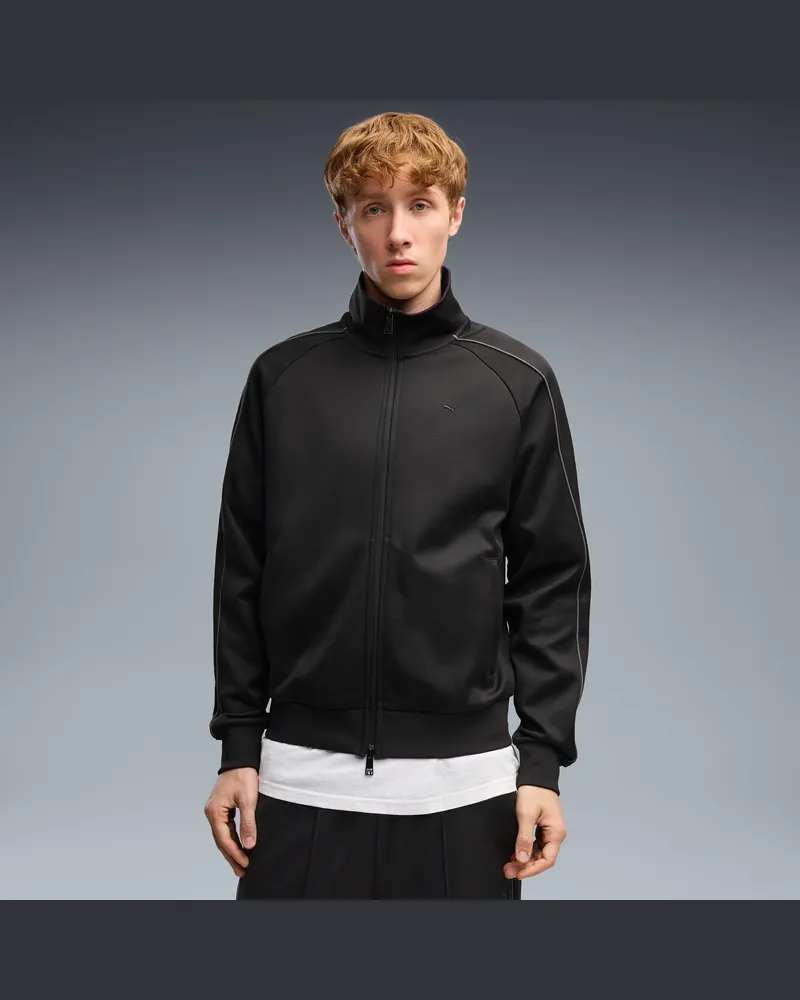 Puma Giacca da corsa T7 da uomo, Abbigliamento, Nero Black