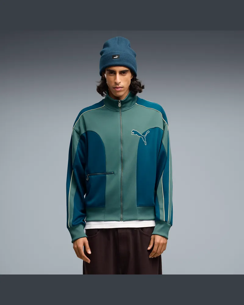 Puma Giacca sportiva T7 Love Of The Cat dal taglio morbido da uomo, Accessori, Blu Blue