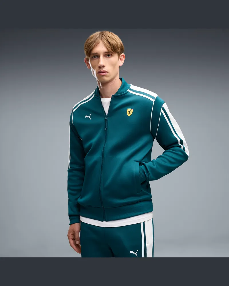 Puma Giacca sportiva Scuderia Ferrari MT7 da uomo, Abbigliamento, Blu Blue