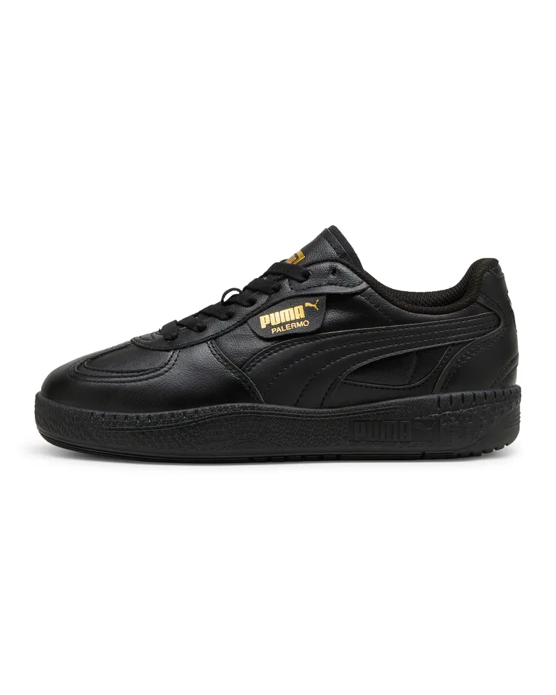Puma Sneakers in pelle Palermo Moda da donna, Scarpe, Nero Black