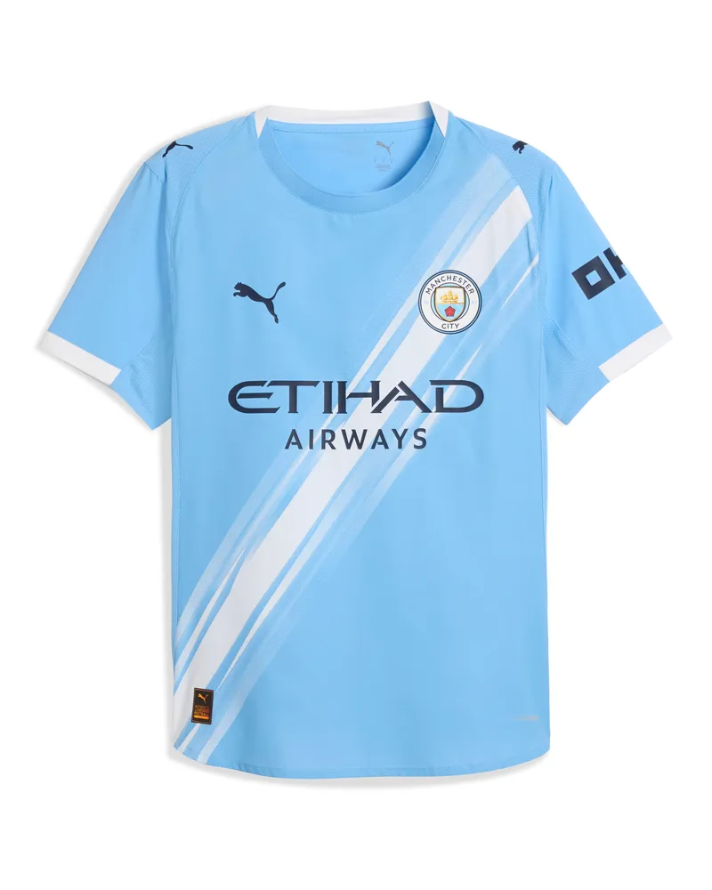 Puma Maglia gara Home Manchester City Authentic 25/26 da uomo, Accessori, Blu Blue
