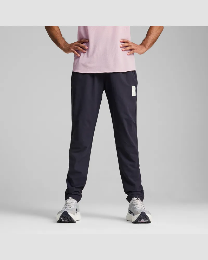 Puma Pantaloni da running  x SAYSKY, Abbigliamento, Blu Blue