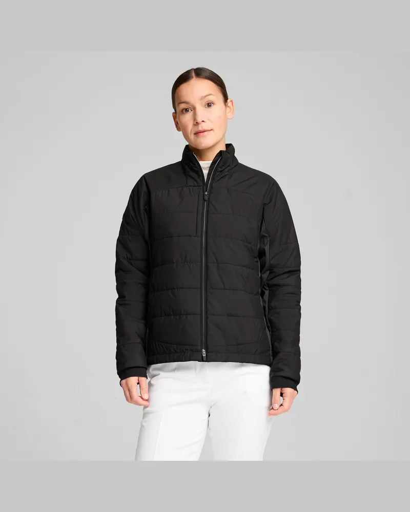 Puma Giacca da golf trapuntata Kyley da donna, Abbigliamento, Nero Black