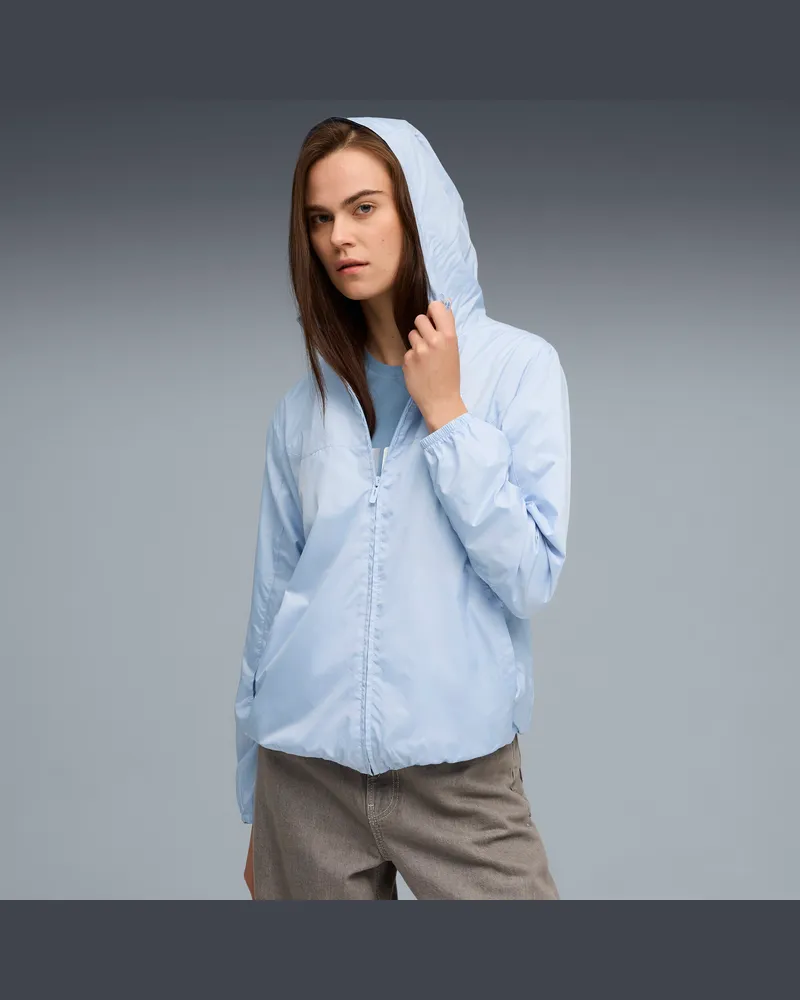 Puma Giacca a vento Essentials vestibilità regolare da donna, Abbigliamento, Blu Blue