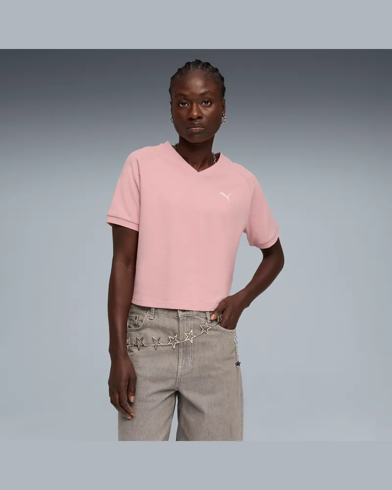 Puma T-shirt  Class dal taglio morbido da donna, Abbigliamento, Rosa Pink