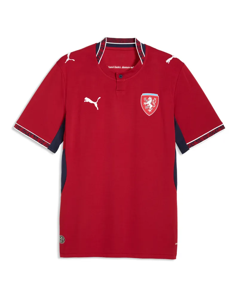 Puma Maglia Home Repubblica Ceca 2026 da uomo, Accessori, Rosso Red
