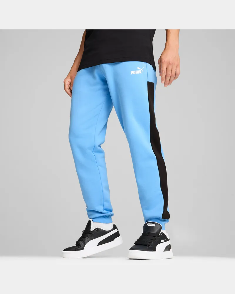 Puma Pantaloni della tuta Around The Block da uomo, Abbigliamento, Blu Blue