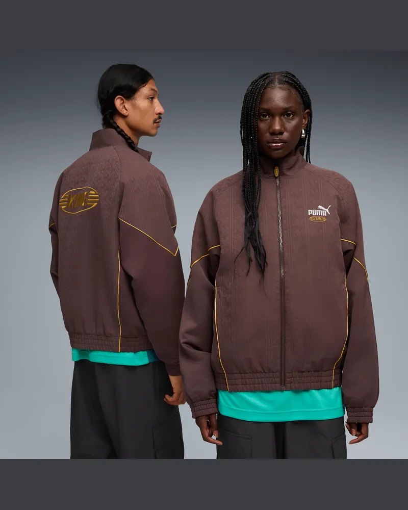 Puma Giacca KING unisex, Abbigliamento, Marrone Brown