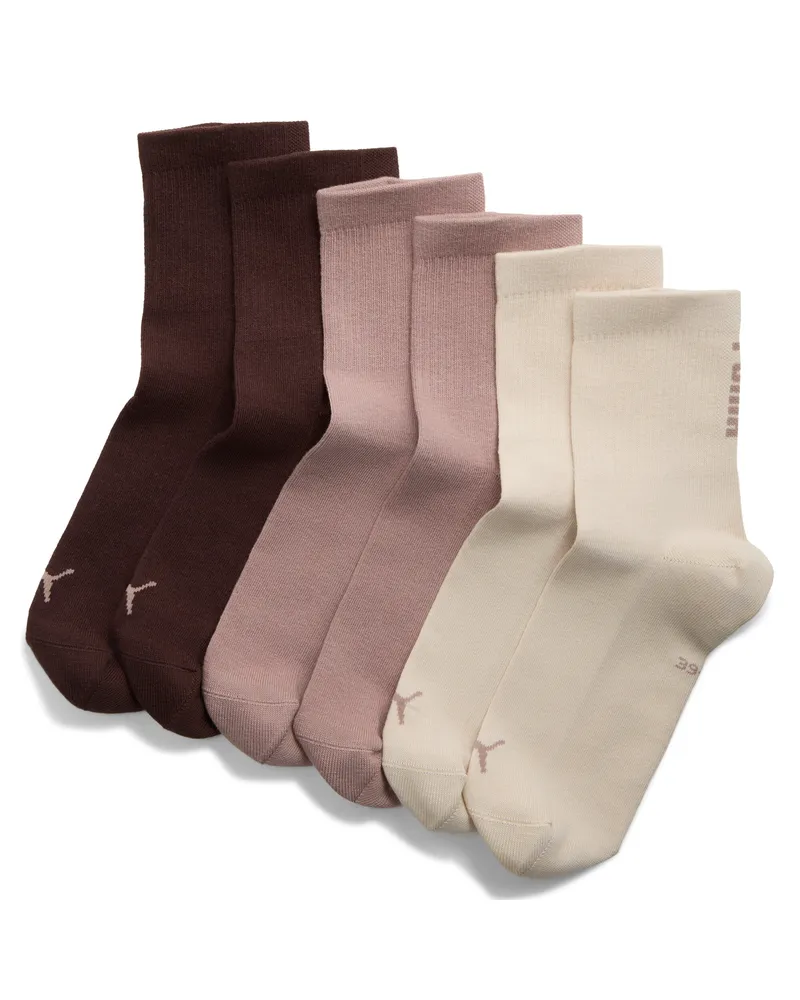Puma Calze corte  unisex (confezione da 3), Accessori, Beige Beige