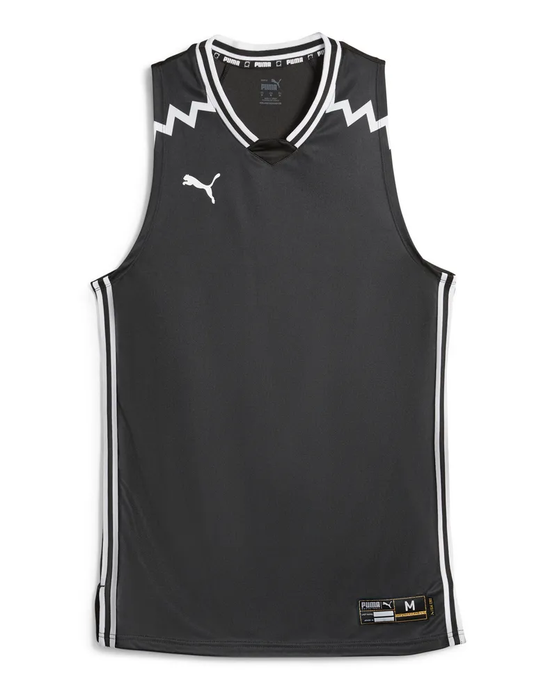 Puma Maglia da basket Hoops Team da uomo, Accessori, Nero Black