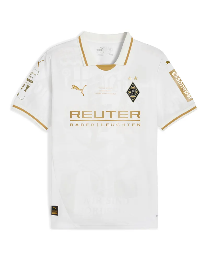 Puma Maglia Borussia Mönchengladbach 125° Anniversario da uomo, Accessori, Bianco White