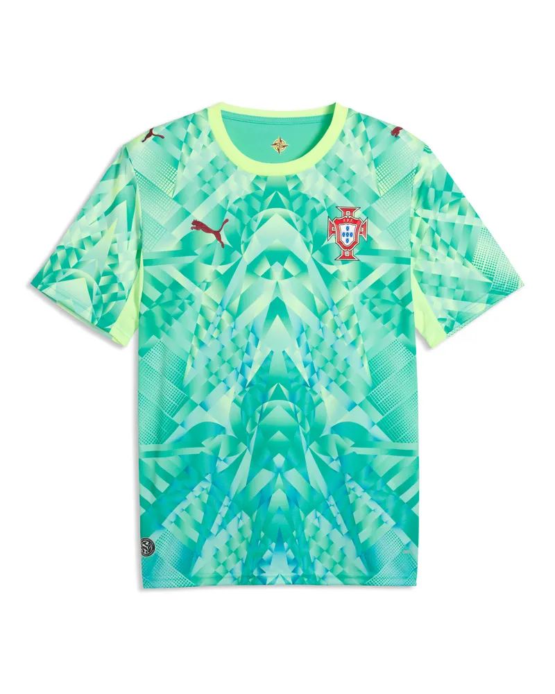 Puma Maglia da portiere Portogallo 2026 da uomo, Accessori, Verde Green