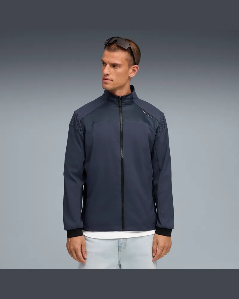 Puma Giacca in tessuto tech Porsche Design da uomo, Abbigliamento, Blu Blue