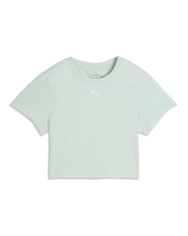 Puma T-shirt TAD ESSENTIALS da donna, Abbigliamento, Verde Green