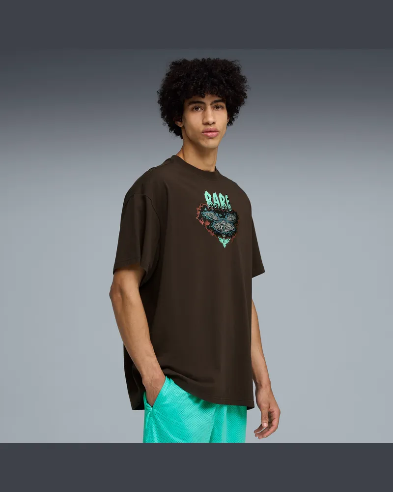 Puma T-shirt oversize Melo World da uomo, Accessori, Nero Black
