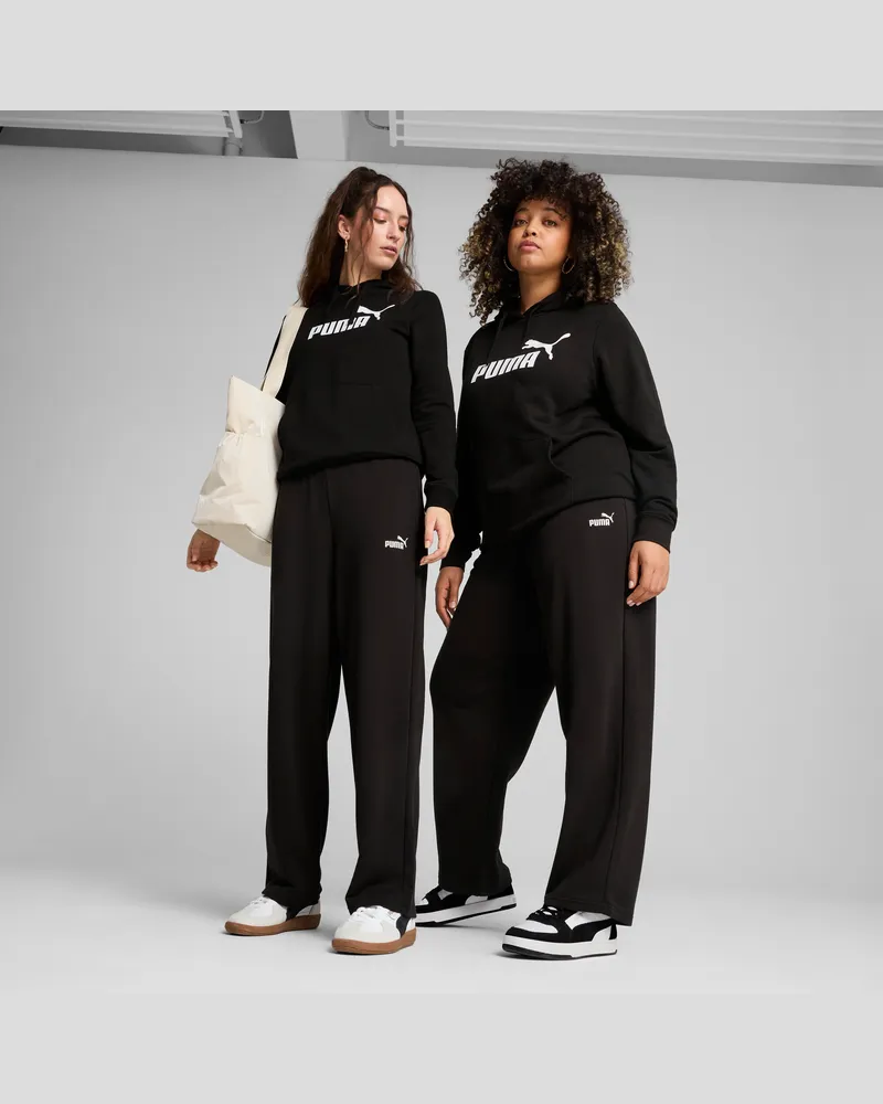 Puma Pantaloni con logo ESS N. 1 Comfort da donna, Accessori, Nero Black