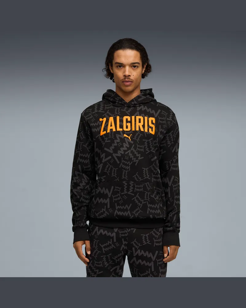 Puma Felpa da basket con cappuccio BC Zalgiris Kaunas da uomo, Accessori, Nero Black