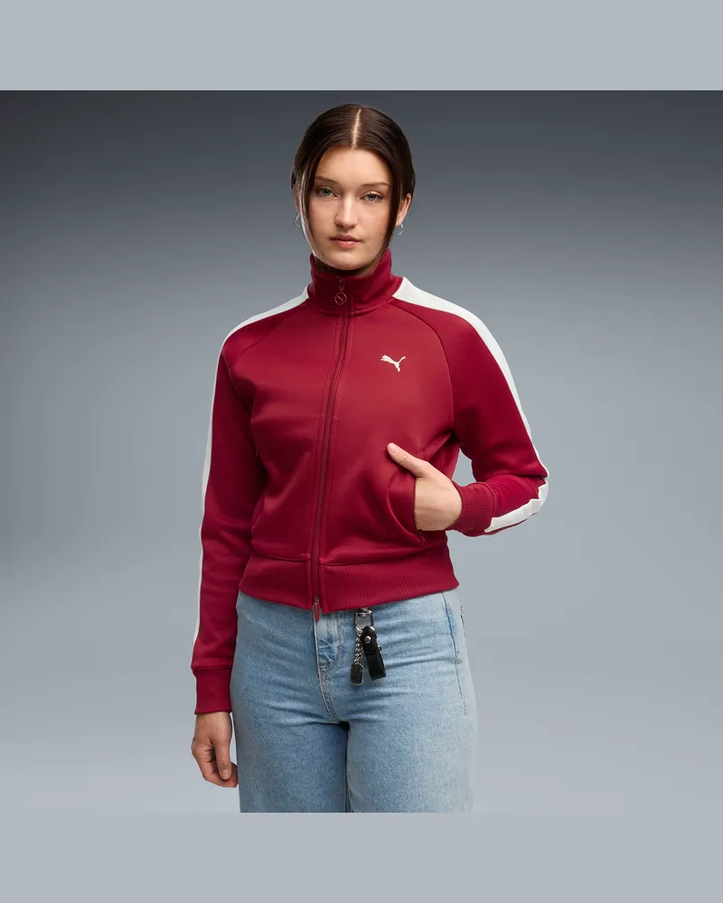 Puma Giacca da corsa corta T7 ALWAYS ON da donna, Abbigliamento, Rosso Red