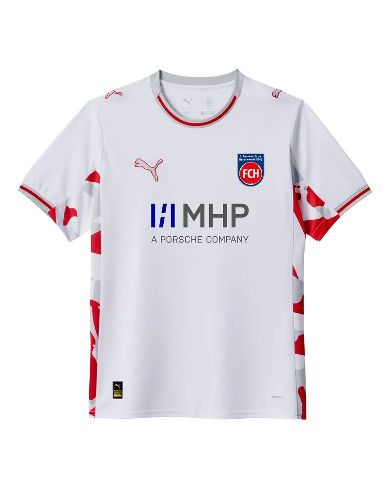 Puma Maglia gara Third FC Heidenheim 25/26 da uomo, Accessori, Bianco White