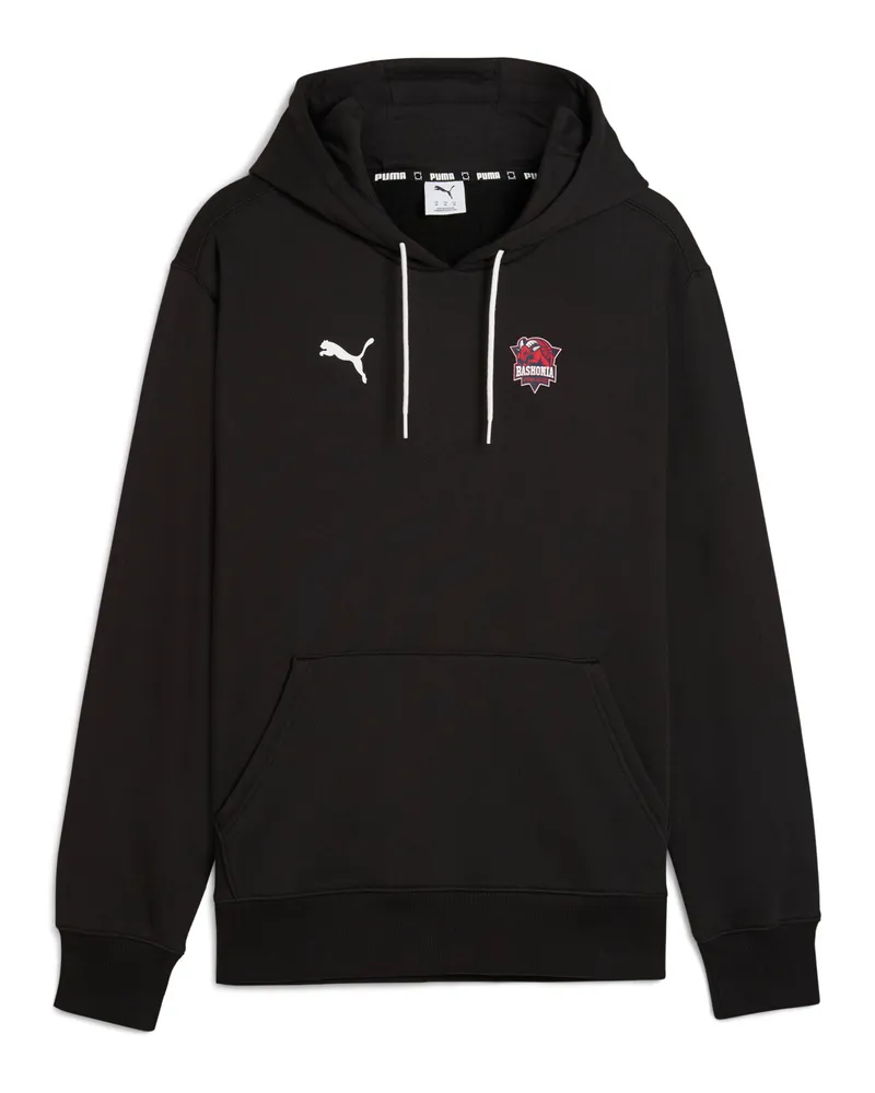 Puma Felpa con cappuccio Saski Baskonia Fanwear da uomo, Accessori, Nero Black