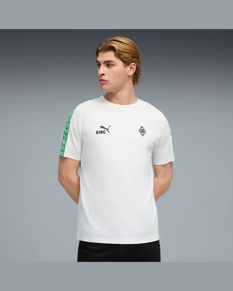 Puma T-shirt Borussia Mönchengladbach FtblKING da uomo, Abbigliamento, Bianco White