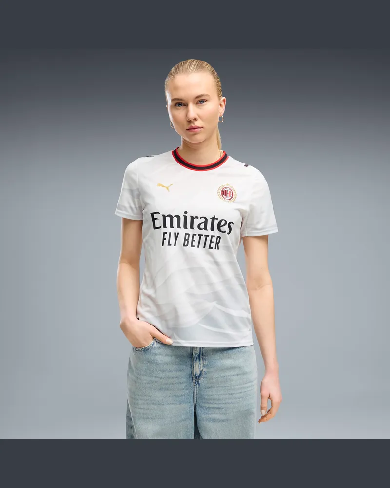 Puma Maglia gara Away AC Milan 26/27 da donna, Abbigliamento, Bianco White