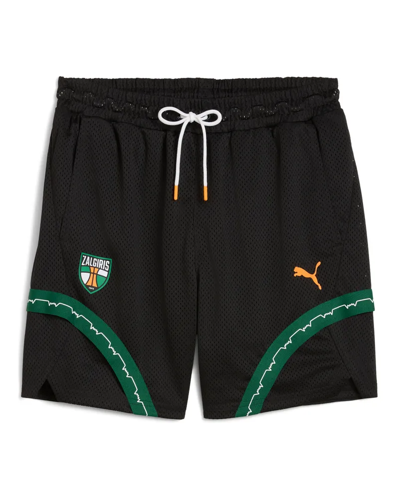 Puma Shorts da basket BC Zalgiris Kaunas da uomo, Accessori, Nero Black