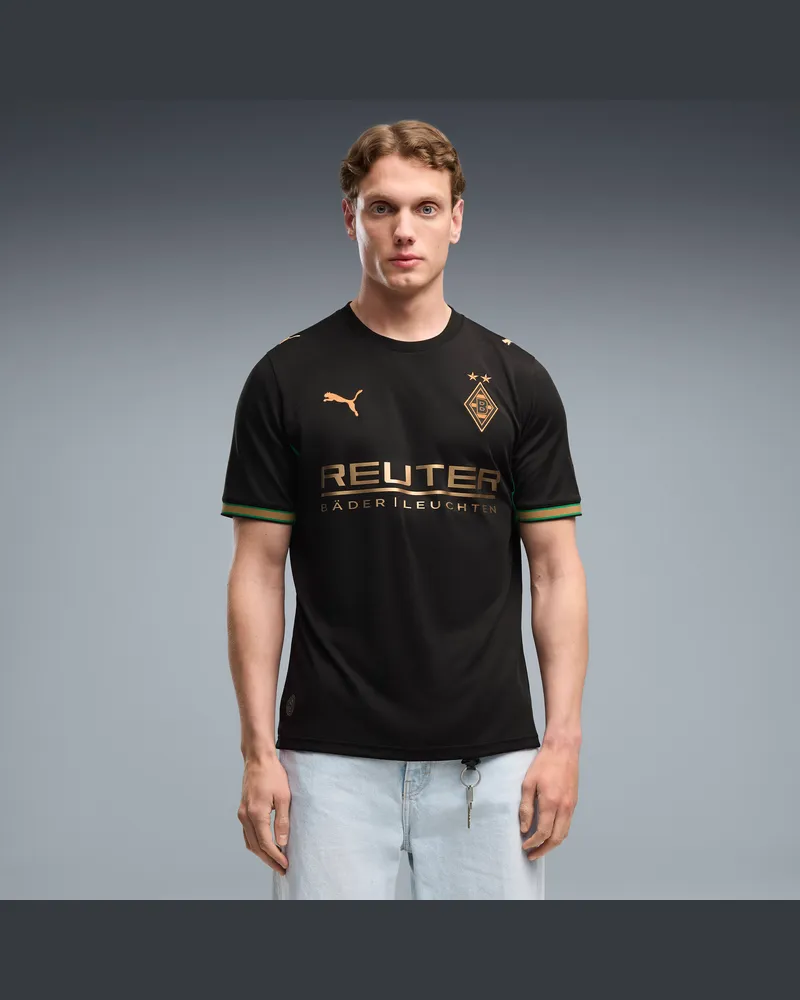 Puma Maglia Away Borussia Mönchengladbach 26/27 da uomo, Abbigliamento, Nero Black