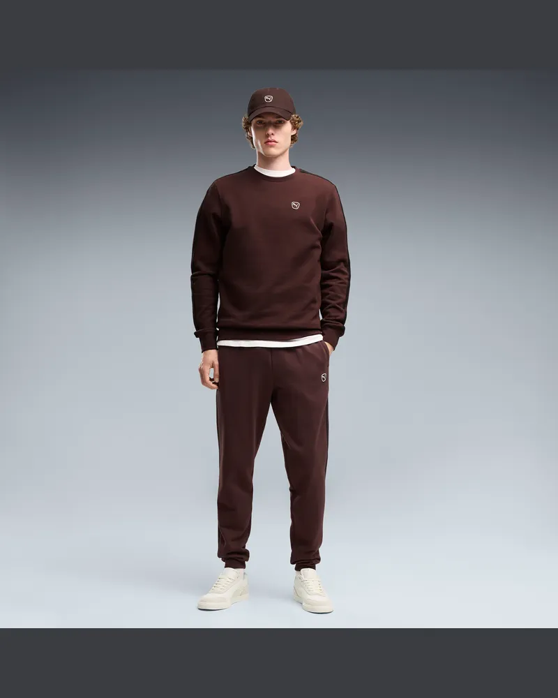 Puma Pantaloni della tuta Essentials Elevated da donna, Abbigliamento, Marrone Brown