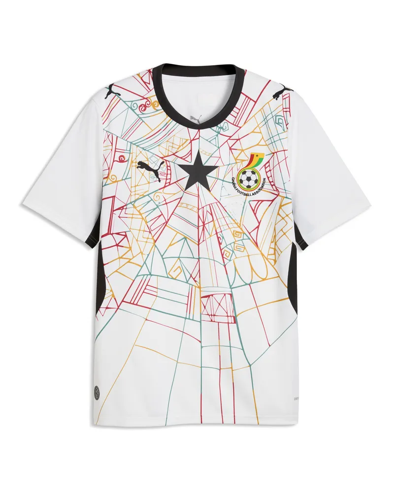 Puma Maglia Home Ghana 2026 da uomo, Accessori, Bianco White