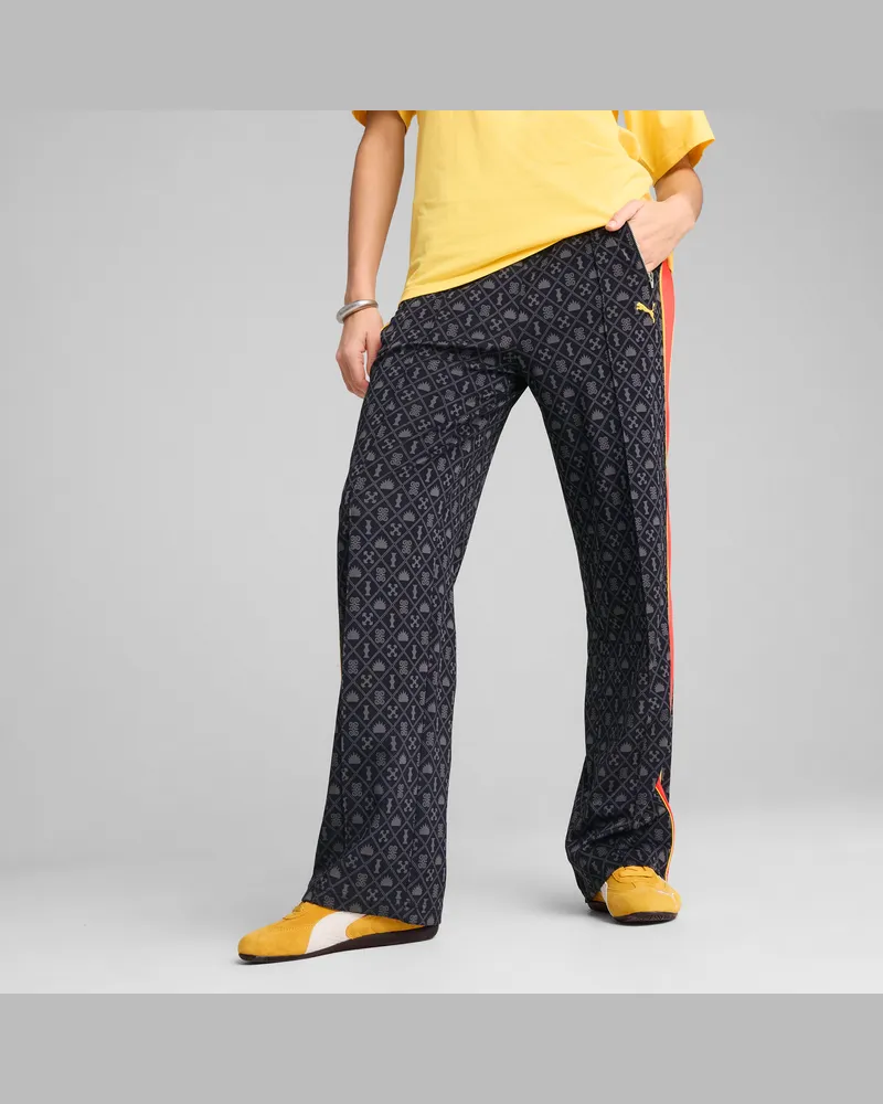 Puma Pantaloni sportivi con stampa Road To Unity T7 da donna, Abbigliamento, Blu Blue