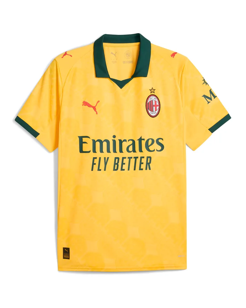 Puma Maglia gara Third AC Milan 25/26 da uomo, Accessori, Giallo Yellow