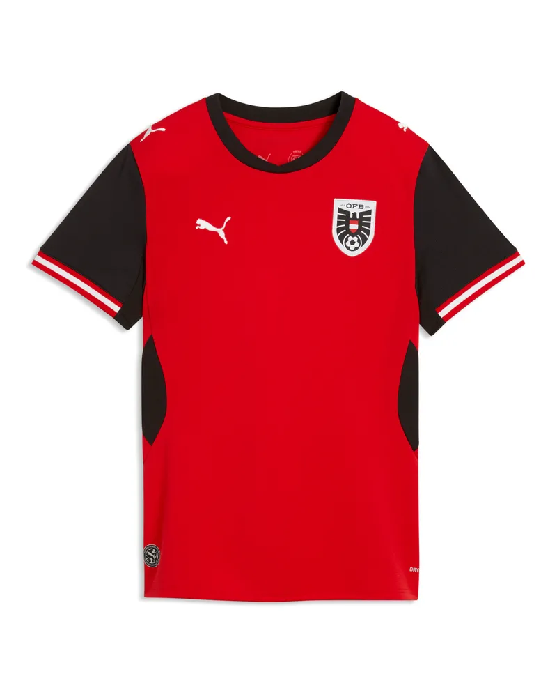 Puma Maglia Home Austria 2026 da donna, Accessori, Rosso Red