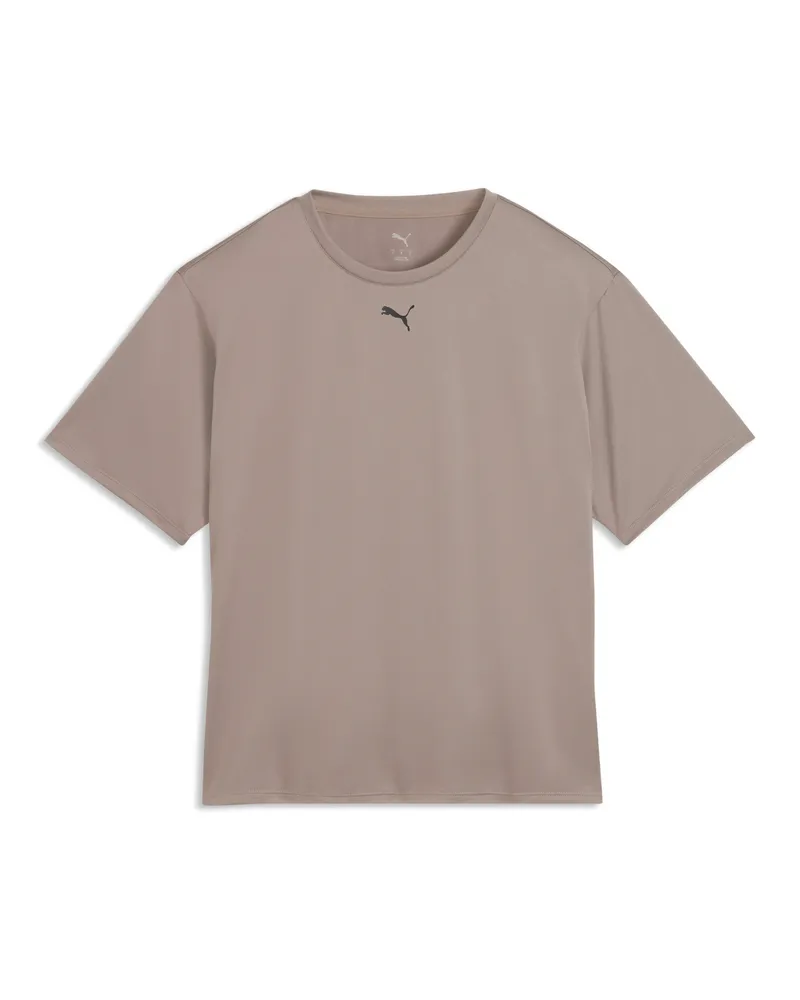 Puma T-shirt Train All Day Essentials dal taglio morbido da donna, Abbigliamento, Beige Beige