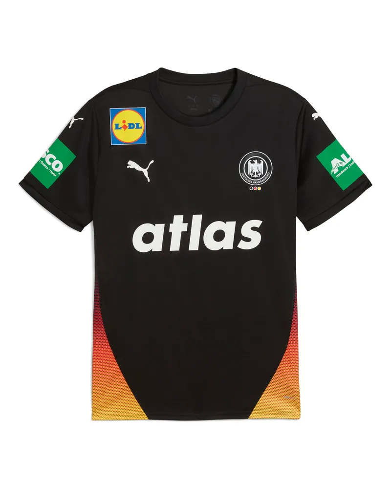 Puma Maglia gara Away Federazione tedesca di pallamano 2026 da uomo, Accessori, Nero Black