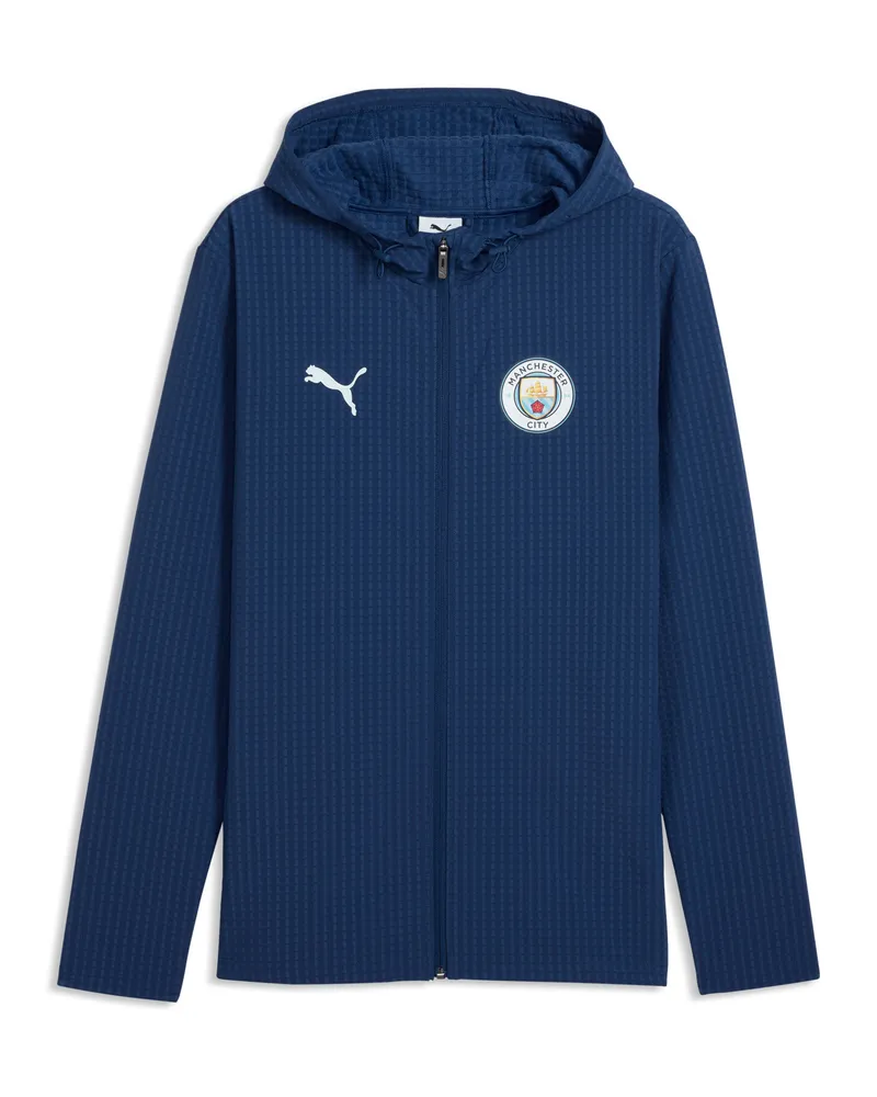 Puma Giacca da training softshell Manchester City da uomo, Accessori, Blu Blue
