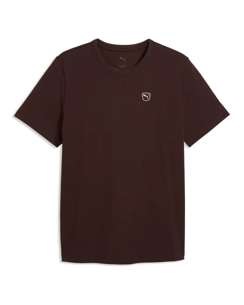 Puma T-shirt da uomo Essentials Elevated, Accessori, Marrone Brown