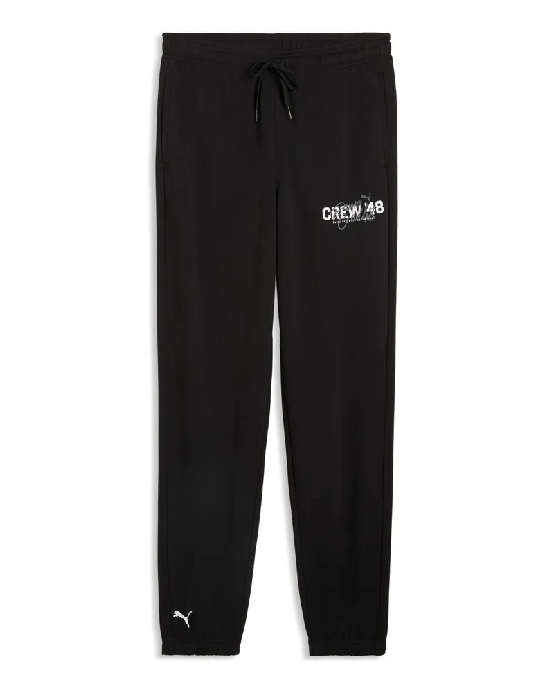 Puma Pantaloni da training  Crew da uomo, Accessori, Nero Black