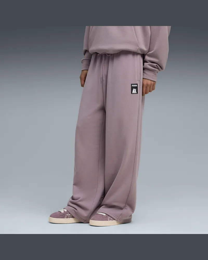 Puma Pantaloni della tuta  x RIPNDIP unisex, Abbigliamento, Viola Purple