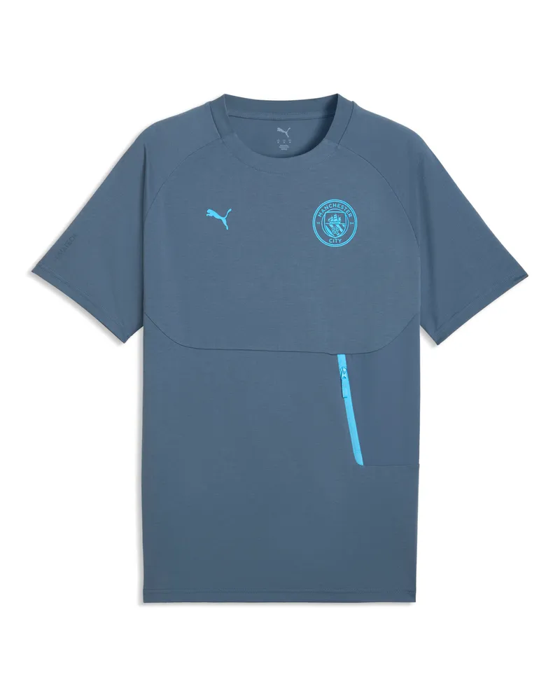 Puma T-shirt Manchester City TECH da uomo, Accessori, Grigio Gray