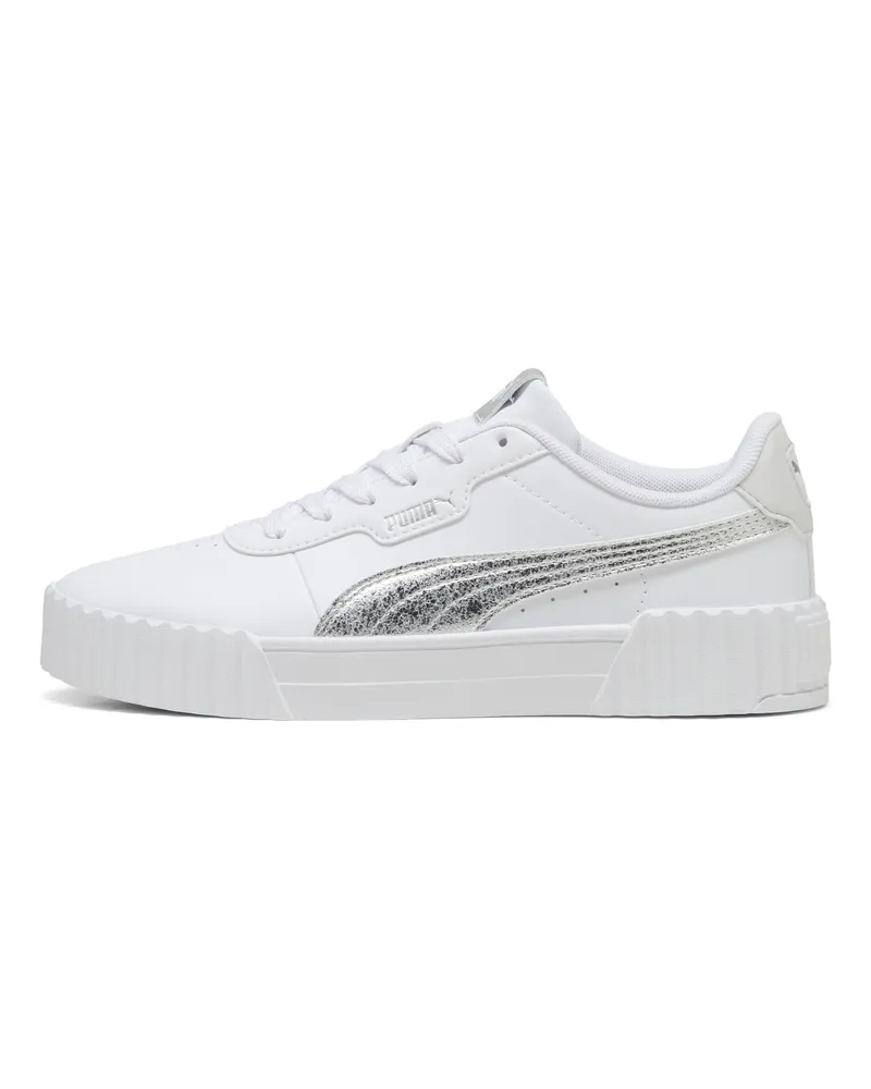 Puma Sneakers Carina 3.0 Metallizzato Whisper da donna, Scarpe, Bianco White