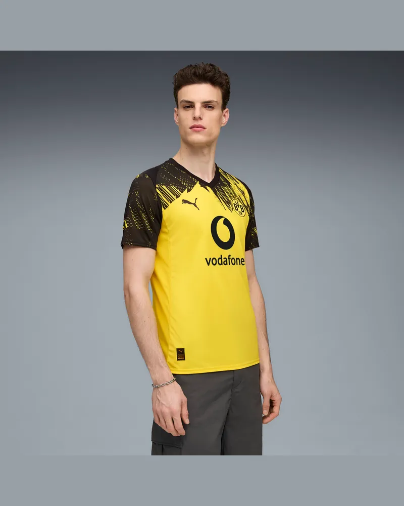 Puma Maglia Home Borussia Dortmund x Sesame Street da uomo, Abbigliamento, Giallo Yellow