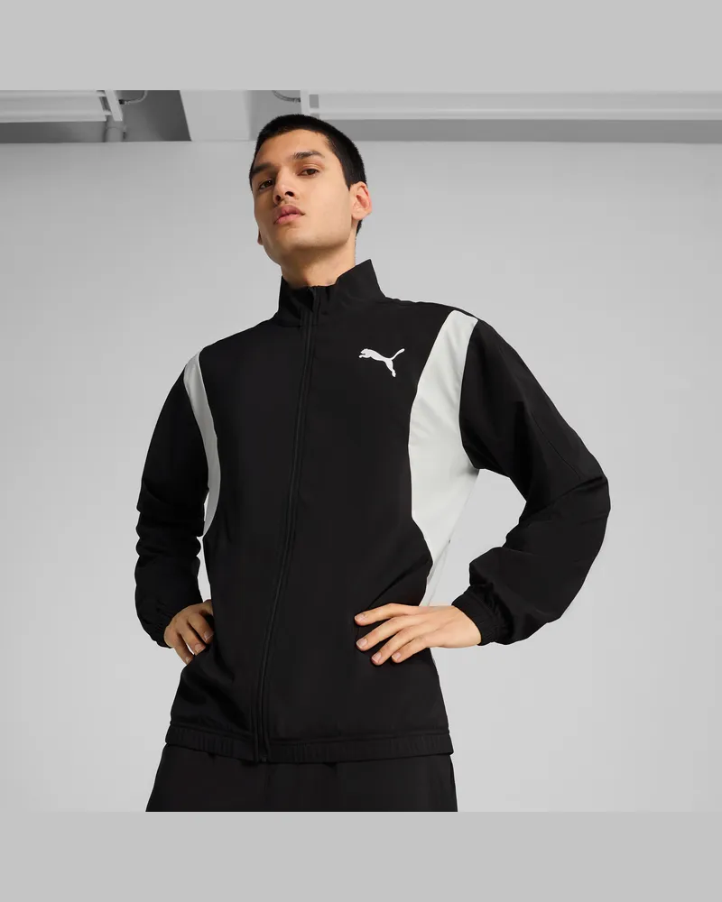 Puma Giacca CROSS THE LINE 3.0 da uomo, Abbigliamento, Nero Black