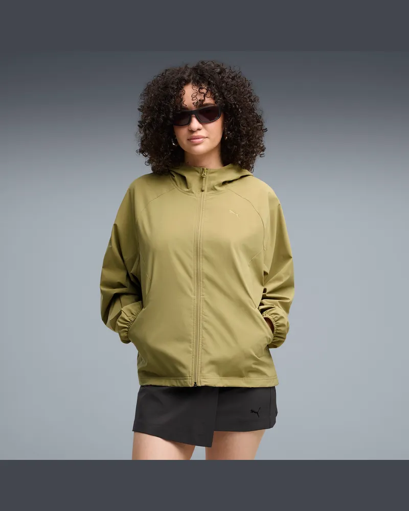 Puma Giacca oversize TECH SENSE da donna, Abbigliamento, Marrone Brown