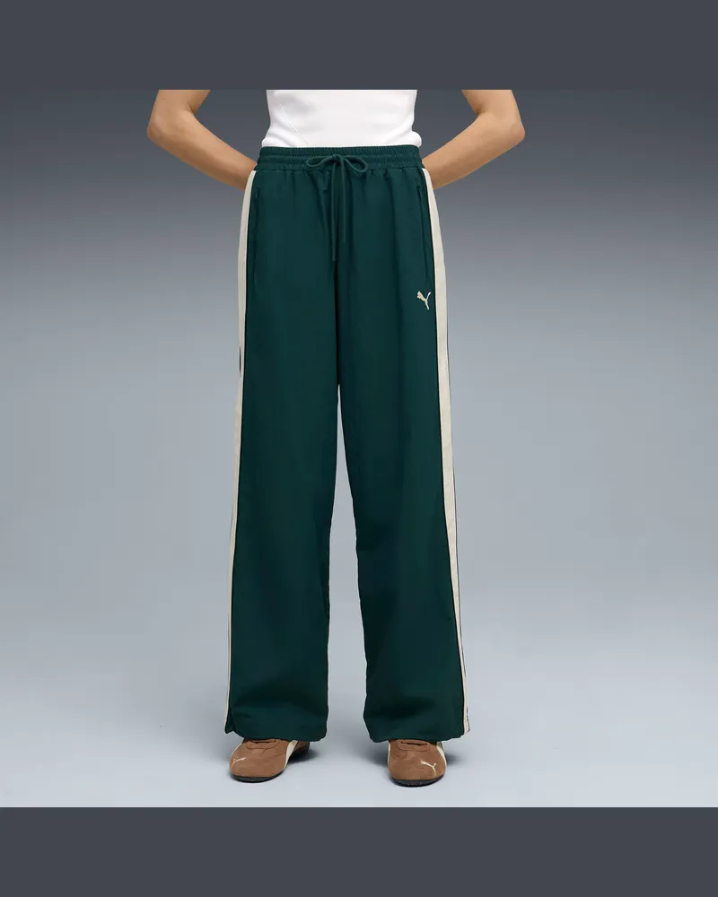 Puma Pantaloni da corsa oversize T7 unisex, Accessori, Verde Green