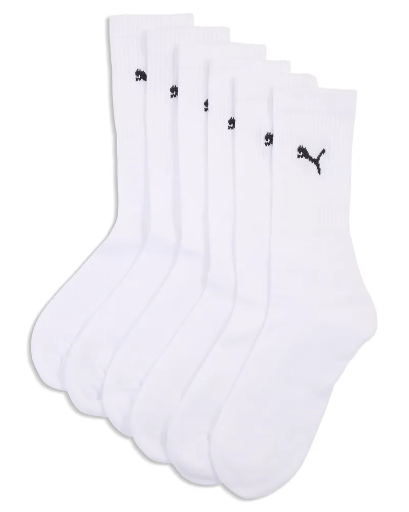 Puma Calzini  Unisex (confezione da 3), Abbigliamento, Bianco White