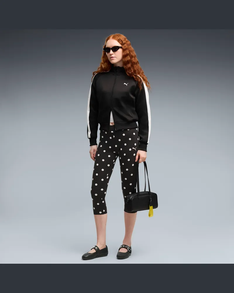 Puma Leggings Capri da donna, Abbigliamento, Nero Black